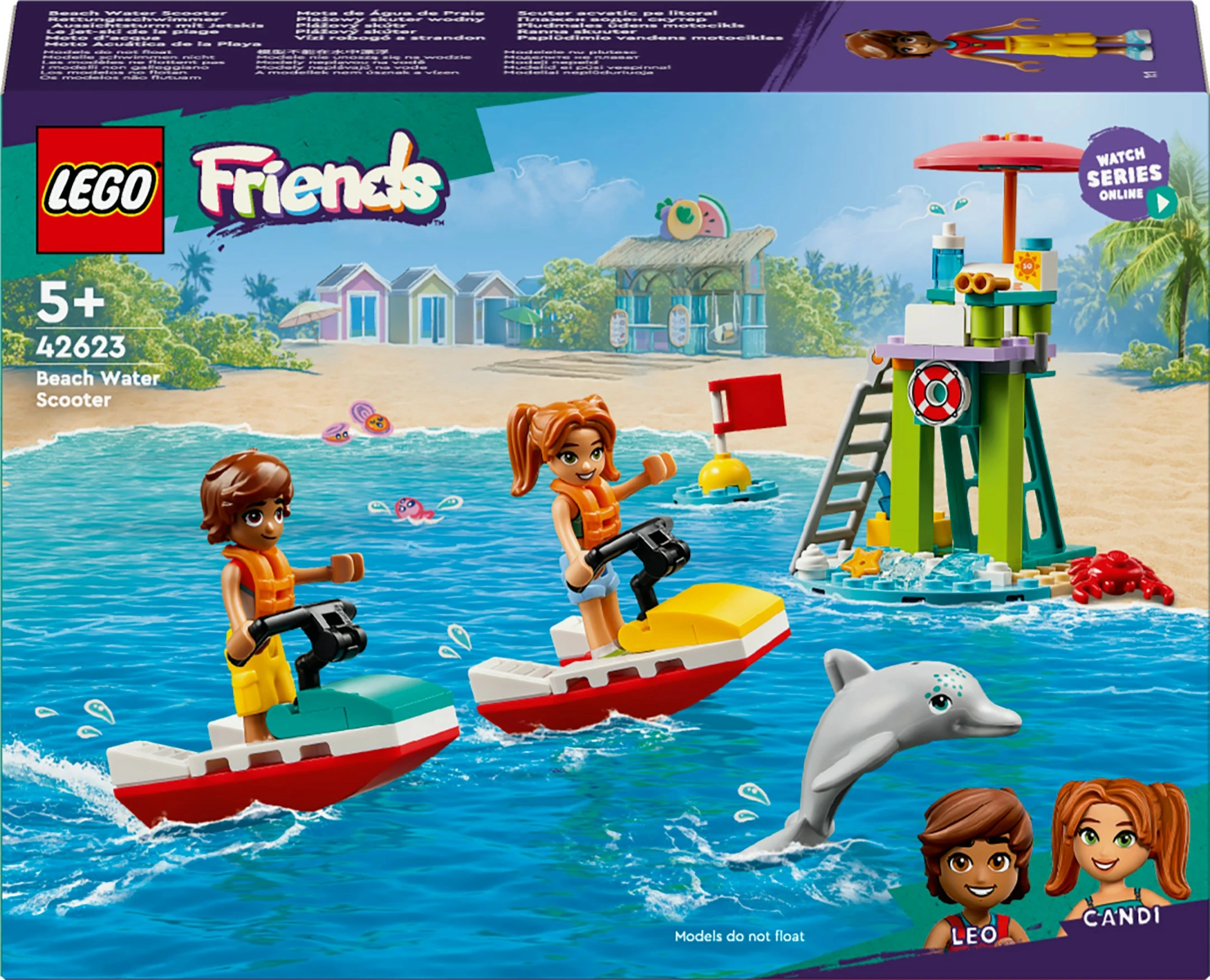 Kula za opazovanje z jetskijem LEGO Friends 42623, 84 kosov, večbarvno