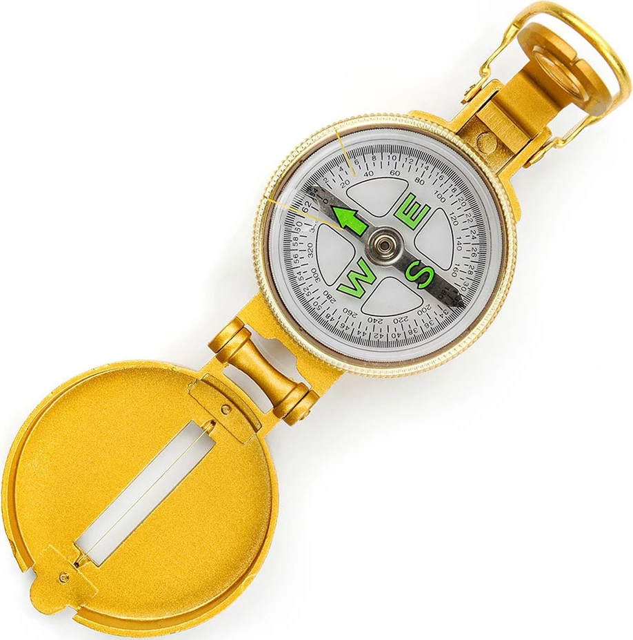 Kovinski kompas Meteor, zlate barve