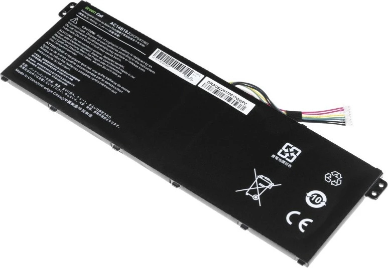 Baterija za prenosnik Green Cell AC52 za Acer Aspire E11, 11.4V, 2100 mAh, črna
