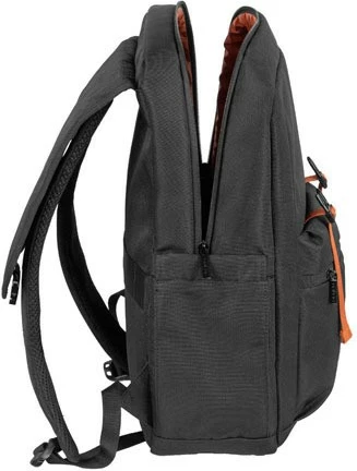 Nahrbtnik za prenosnik Natec Niala, 15,6", 18 L, črn z oranžno