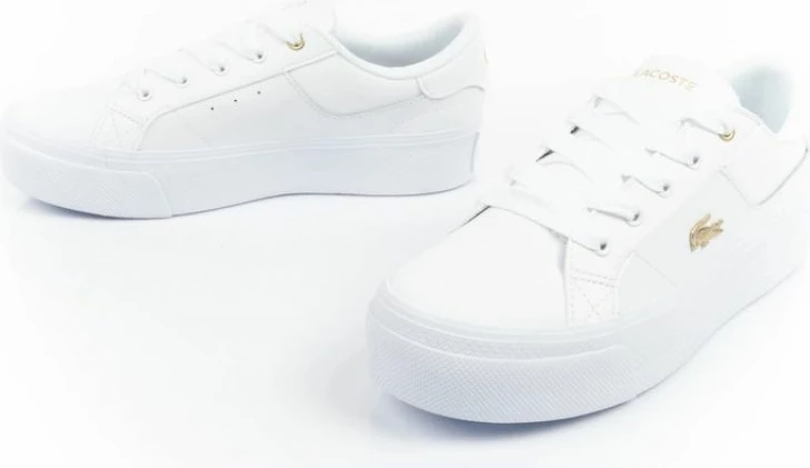 Superge za ženske Lacoste, bele