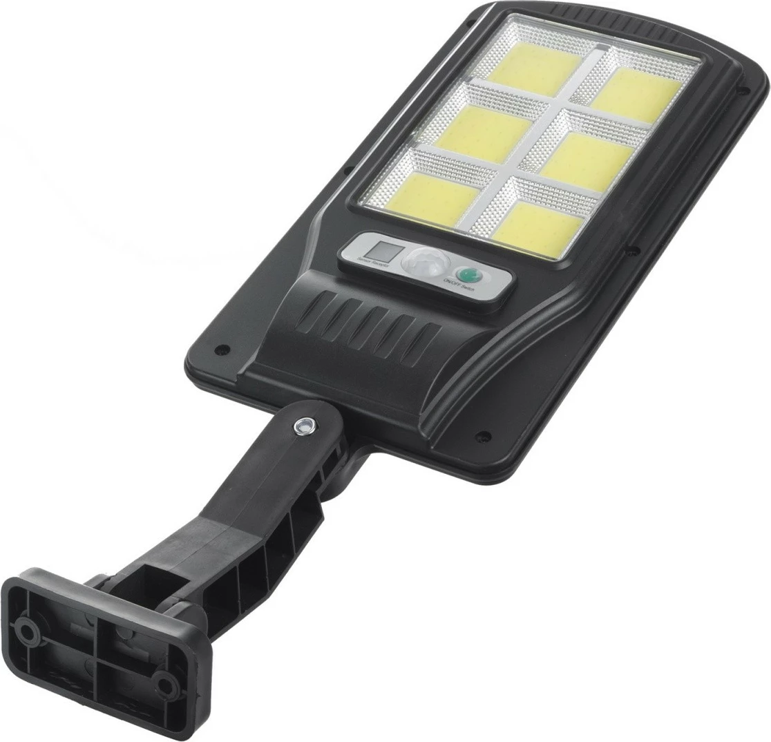 LED solarna ulična svetilka z gibljivostnim senzorjem in daljinskim upravljalnikom, Maclean MCE446, 400 lm, IP54, črna