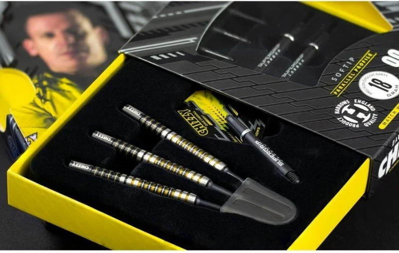 Škatla špice za pikado Chizzy, 90% volfram