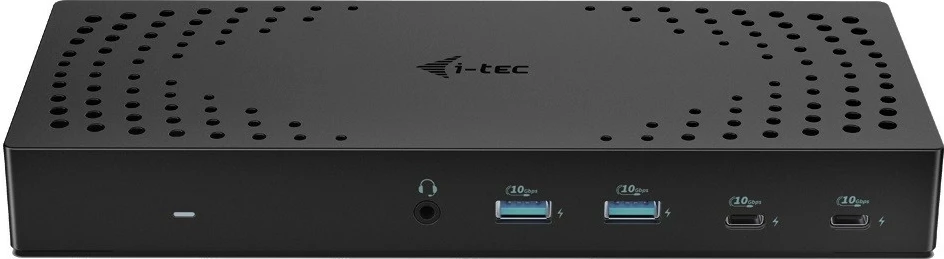 Dokovna postaja i-tec CATRIPLE4KDOCKPD2, 3x 4K, USB 3.0/USB-C/Thunderbolt, 100W, črna