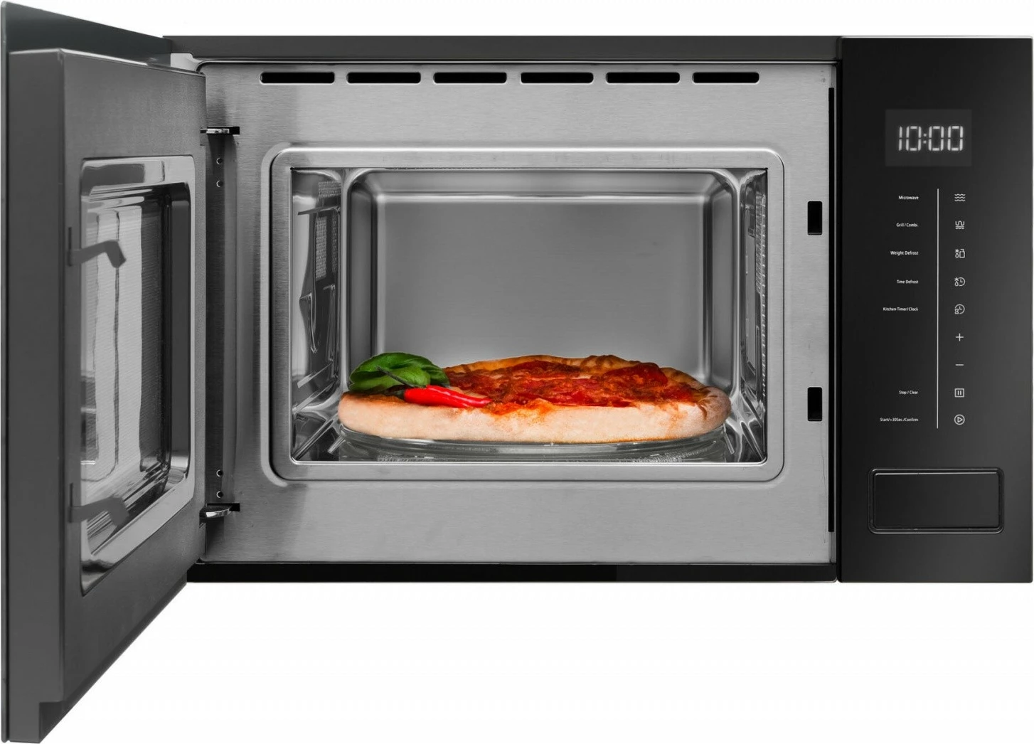 Mikrovalovna pečica Amica AMMB20E5SGB X-TYPE, 20 L, z žarom, črna