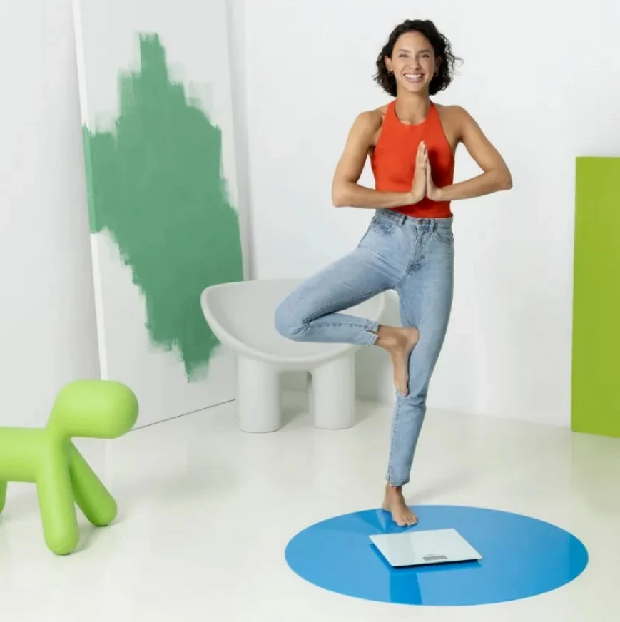 Osebna tehtnica Medisana Ecomed PS-72E, elektronska, bela