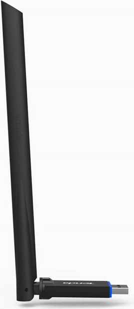 Brezžična omrežna kartica Tenda U11 Pro, USB, Wi‑Fi 6, črna