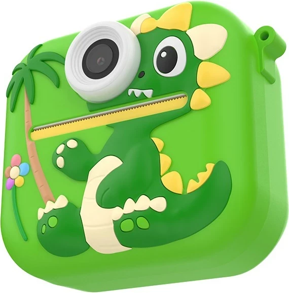 Fotoaparat, 48 MP, takojšnje tiskanje, 13 dodatkov, bel, Tracer DinoCam