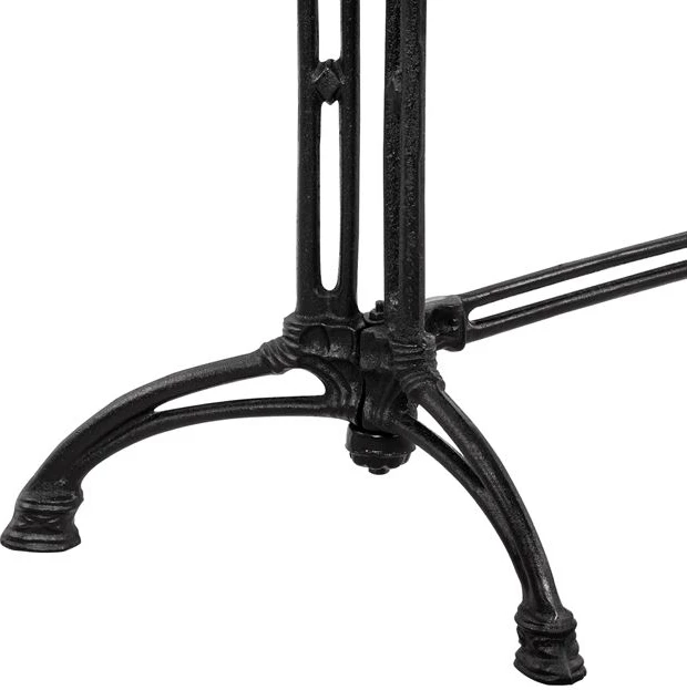 Osnova iz litega železa 2 stolpca FH465 črna barva 78x50