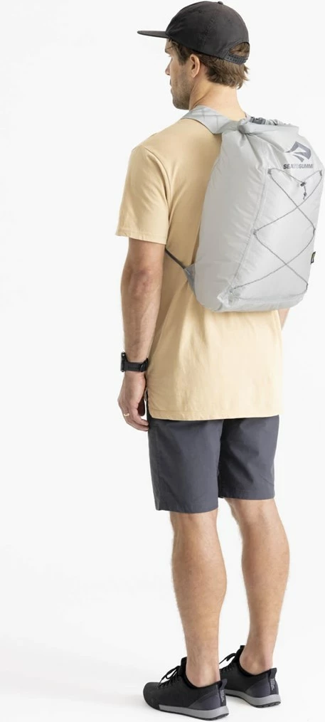 Vodoodporna zložljiva nahrbtnik 22L, SEA TO SUMMIT Ultra-Sil Dry Day Pack, srebrn