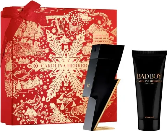 Set Eau de Toilette za moške Carolina Herrera Bad Boy, 100 ml