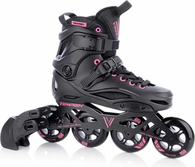 Freestyle mestni rolerji Tempish Viber LE 90, črni za ženske