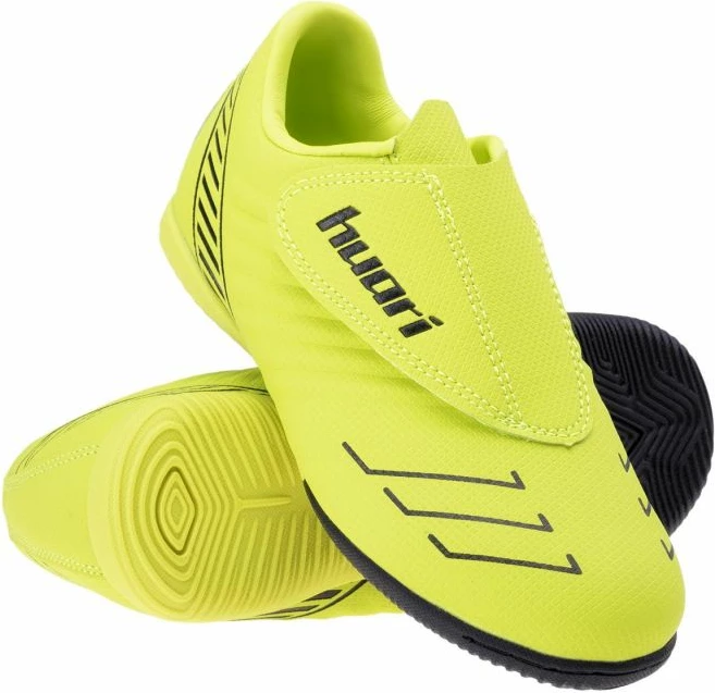 Atletske čevlje za nogomet za otroke Huari, rumene