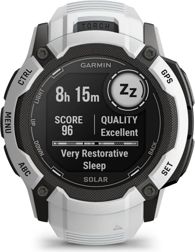 Pametna športna ura Instinct 2X Solar, Garmin, 50 mm, GPS, bela