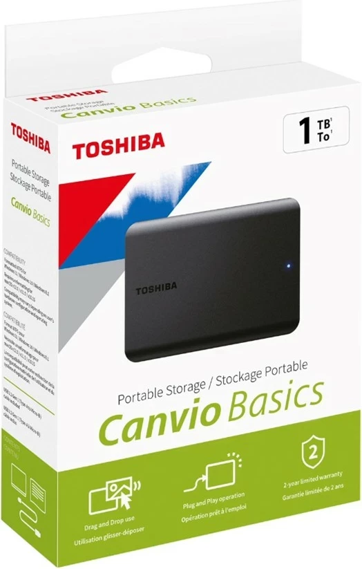 Zunanji trdi disk Toshiba Canvio Basics 1TB