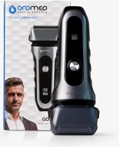 Brivnik Oro-Shaver Oromed, LED, 600 mAh, črno/srebrn
