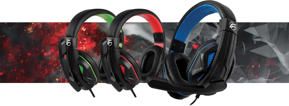 Gaming slušalke Fenner PC13, zelene