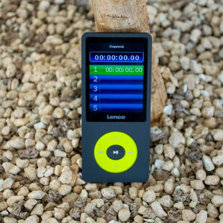 MP4 predvajalnik Lenco Xemio-860GR, 256 GB, Bluetooth, microSD, črno/lime MP4 predvajalnik Lenco Xemio-860GR, 256 GB, Bluetooth, microSD, črno/lime