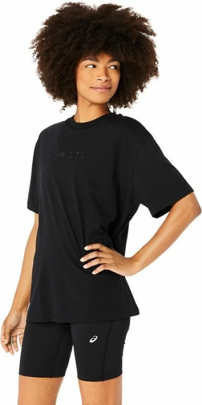 Športna majica Asics unisex, črna