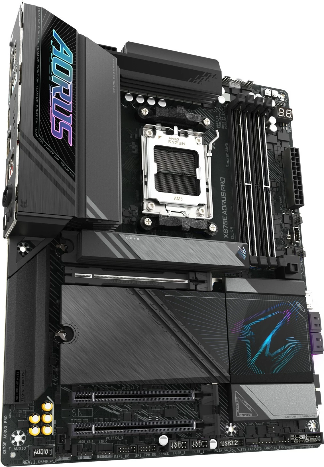 Matična plošča Gigabyte X870E AORUS PRO, Socket AM5, DDR5, Wi-Fi 7