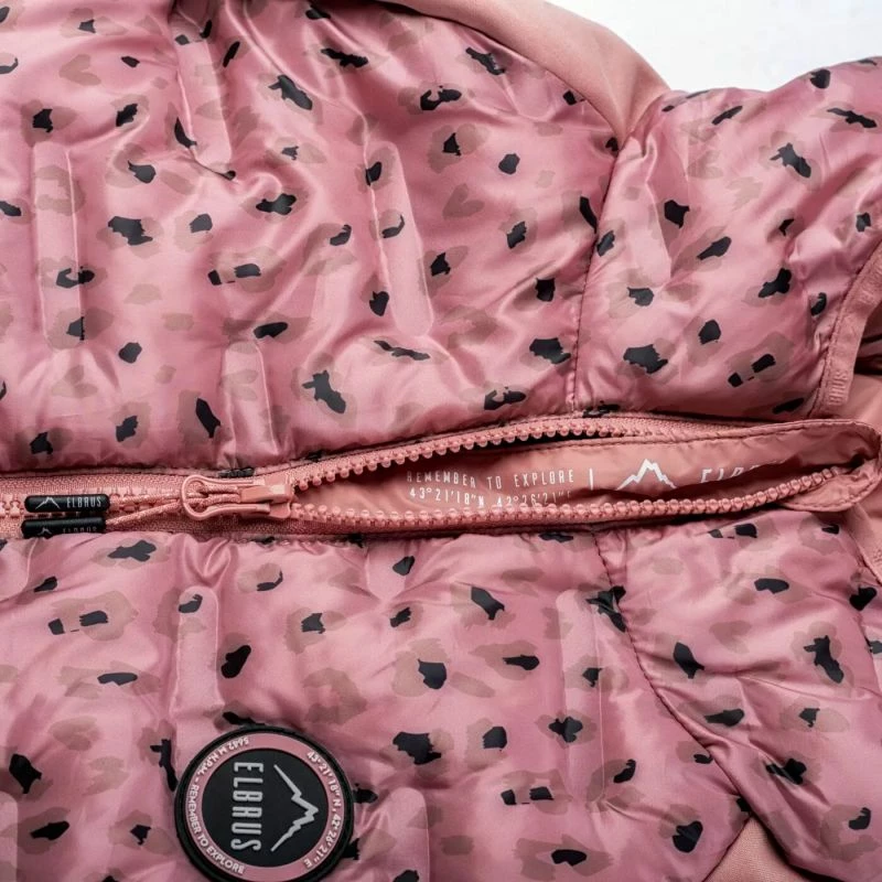 Jakna za dekleta Elbrus, rožnata