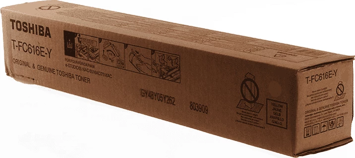 Toner kartuša, standardna, rumena, zmogljivost 39.200 strani - Toshiba T-FC616EY (6AK00000469)