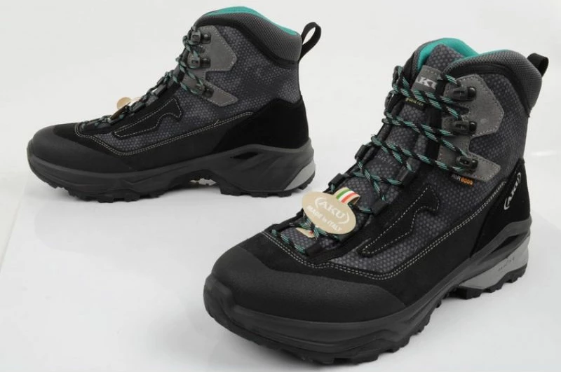 Trekking tekaški čevlji Aku za moške, črno/sivi