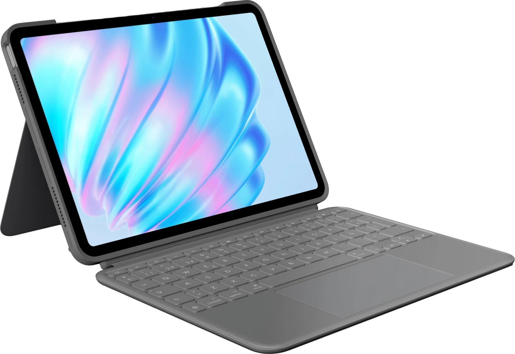 Tastatura s sledilno ploščico Logitech Combo Touch za iPad Air 11 M2, QWERTY španski, Oxford Grey