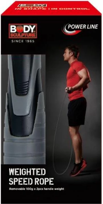 Utežen špagat za skakanje Body Sculpture, 2 x 100 g, BK 256
