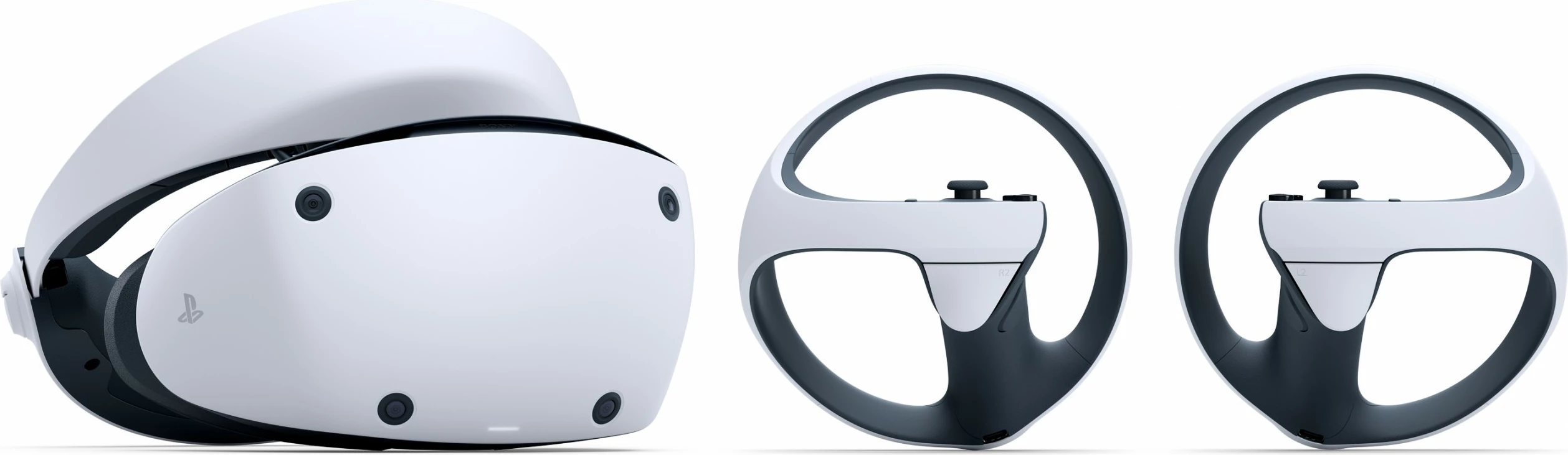 VR slušalka za virtualno resničnost Sony PlayStation VR2, 2000 x 2040, OLED, 120 Hz, bela/črna