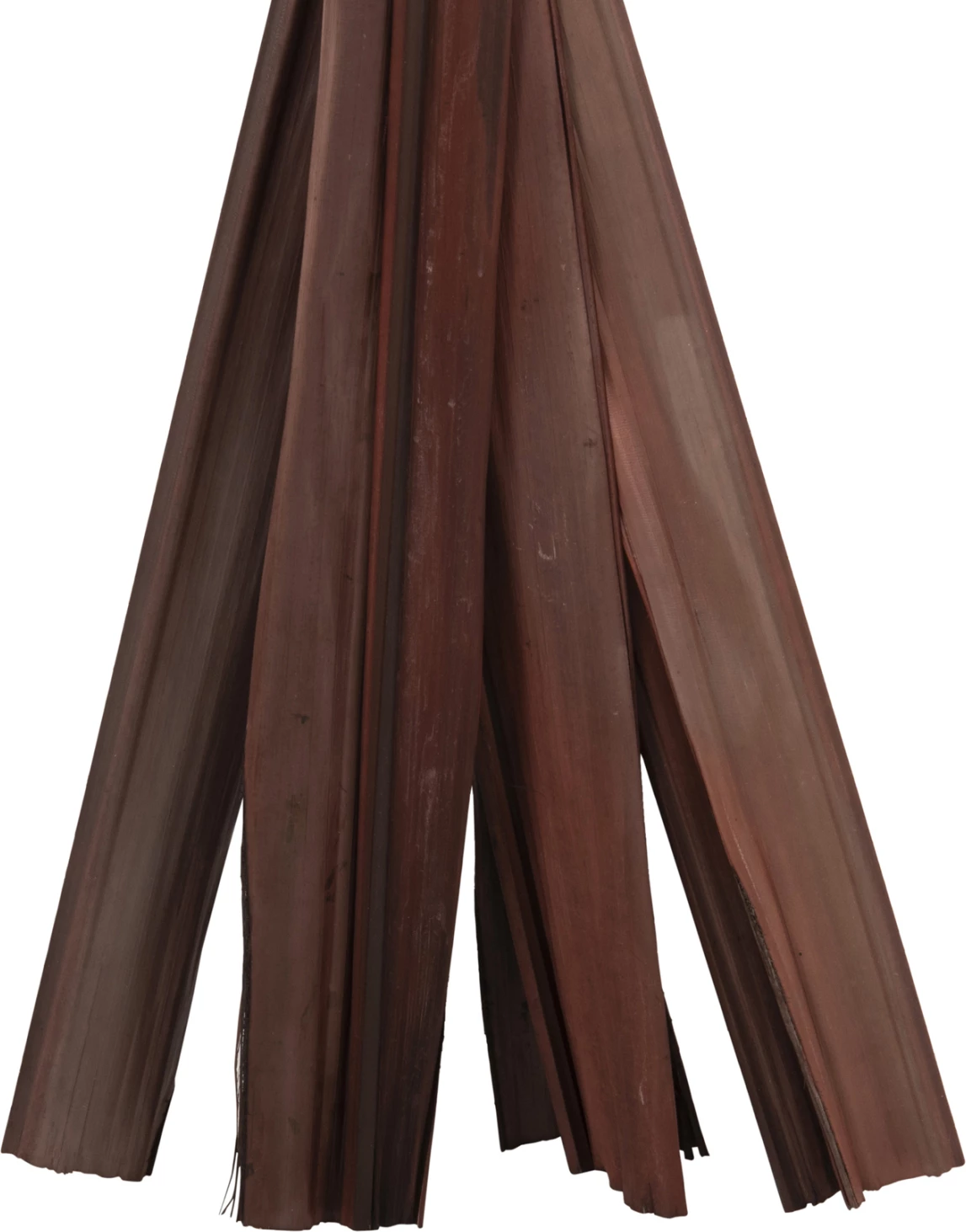 Dekorativni šopek iz posušenih listov meča FH7965 10 kosov rjavi 120H cm