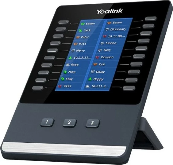 Razširitveni modul 23 tipk, Yealink EXP43, za T43U/T46U/T48U, črno/siv