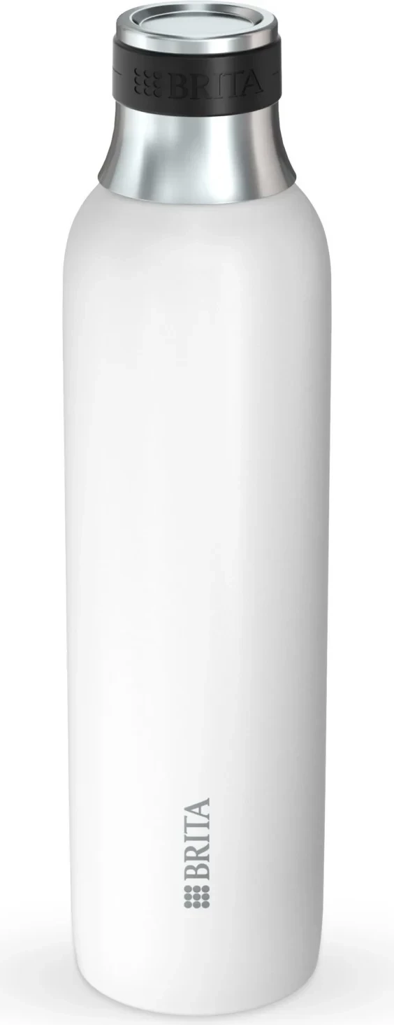 Izolirana steklenica 0,65 L, Brita SodaTrio, bela