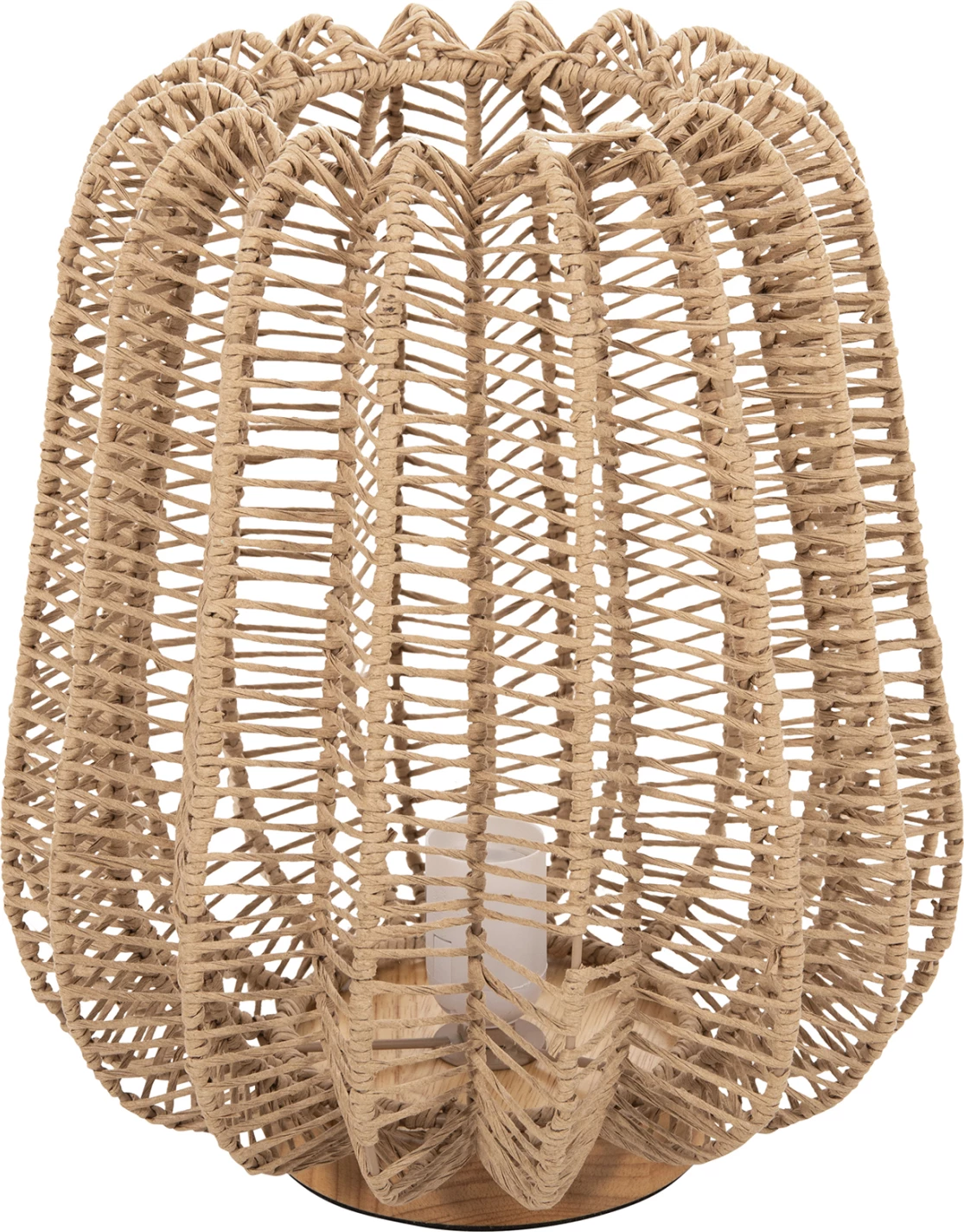 Namizna svetilka FH4350 kovinski okvir - papirnata vrv v naravni barvi Φ29Χ34Hcm