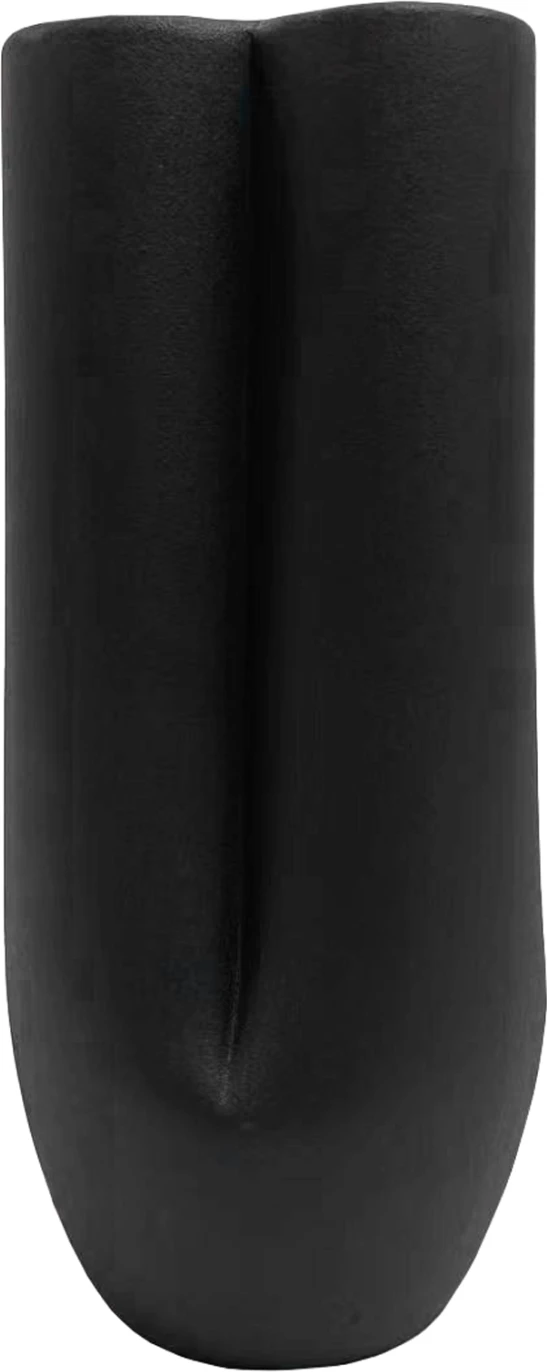 Keramična dekoracija za mizo glazura FH4611.02 mat črna Φ15.5x33.5Hcm