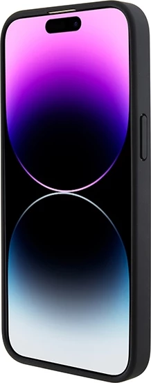 Ovitek Perforated Waves z metalnim logotipom Ferrari za iPhone 15 Pro, rdeč