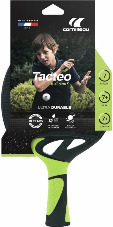 Raketa za namizni tenis Cornilleau Tacteo 50, črno-zeleno