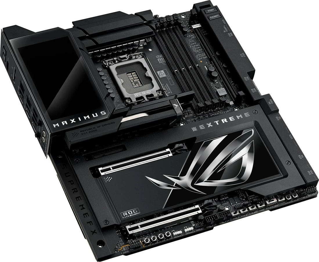 Matična plošča ASUS ROG MAXIMUS Z890 EXTREME, vtičnica LGA 1851, črna Matična plošča ASUS ROG MAXIMUS Z890 EXTREME, vtičnica LGA 1851, črna