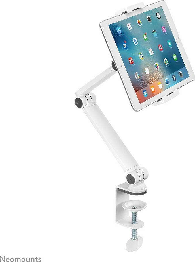 Namizni nosilec za tablico Newstar Neomounts DS15-545WH1, univerzalen, gibljiv, bel Namizni nosilec za tablico Newstar Neomounts DS15-545WH1, univerzalen, gibljiv, bel