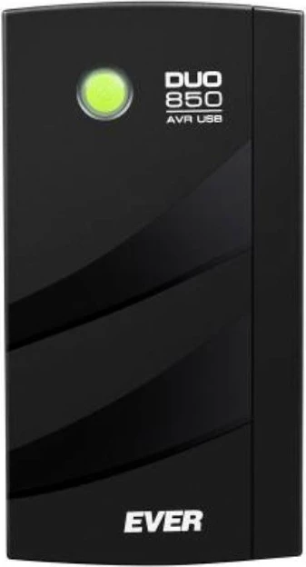 UPS 850 VA, 550 W, stolp, črn EVER DUO 850 PL AVR USB