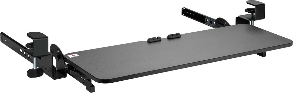 Držalo za tipkovnico pod mizo, nastavljivo, črno Maclean MC-462