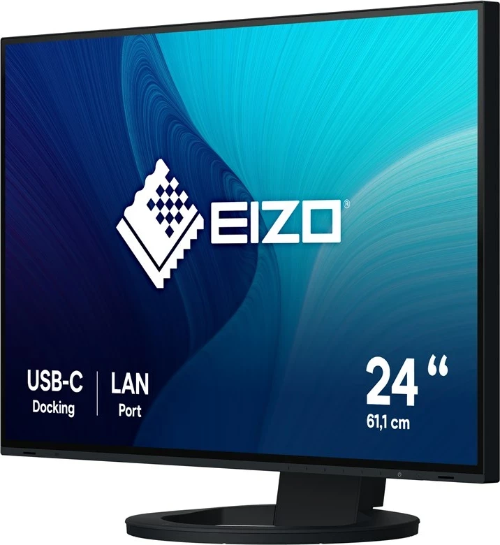 24,1" LED WUXGA monitor, EIZO FlexScan EV2495-BK, črn