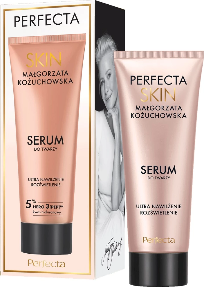 Lifting in obnavljalni serum za obraz Perfecta Skin Małgorzata Kożuchowska Beautifying-Normalizing, 30 ml