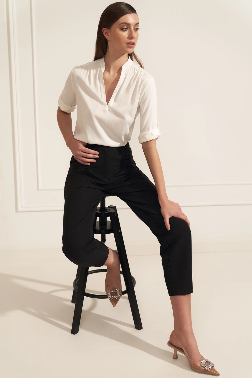 Bluza Nife 216354, bež, ženska