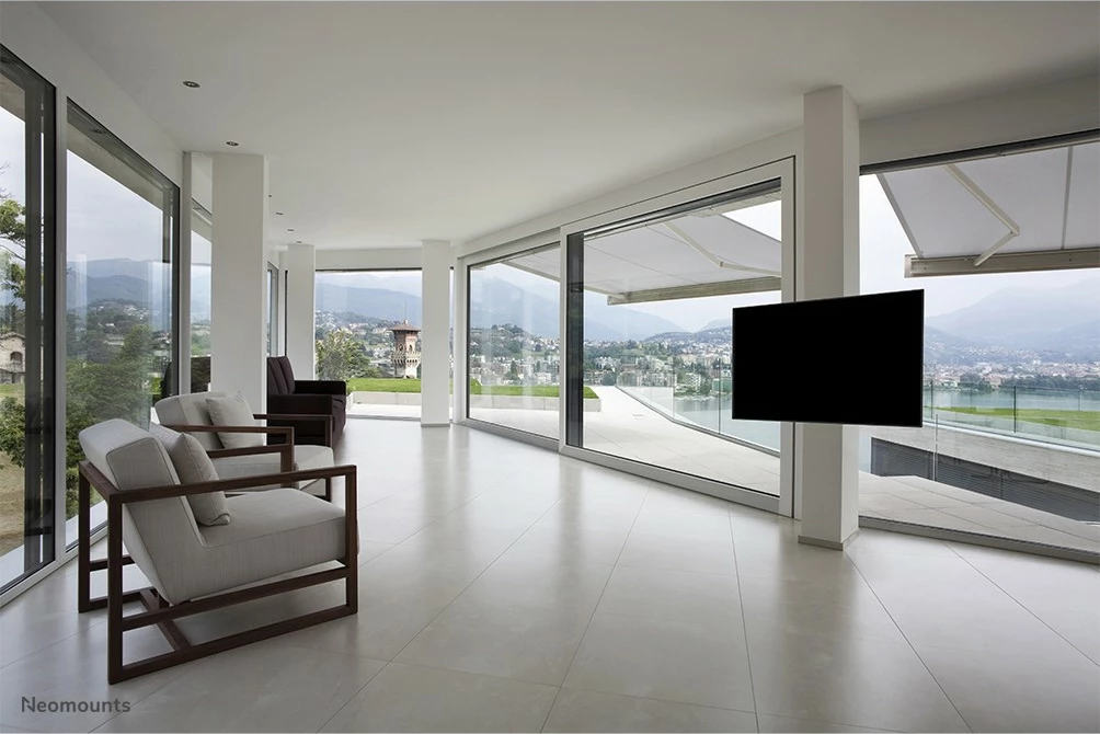 Nosilec za TV na stebriček 40–75 in, Neomounts WL30S-910BL16, fiks, črn Nosilec za TV na stebriček 40–75 in, Neomounts WL30S-910BL16, fiks, črn