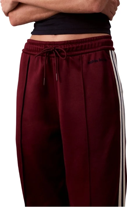Hlače za ženske Calvin Klein Jeans, bordo