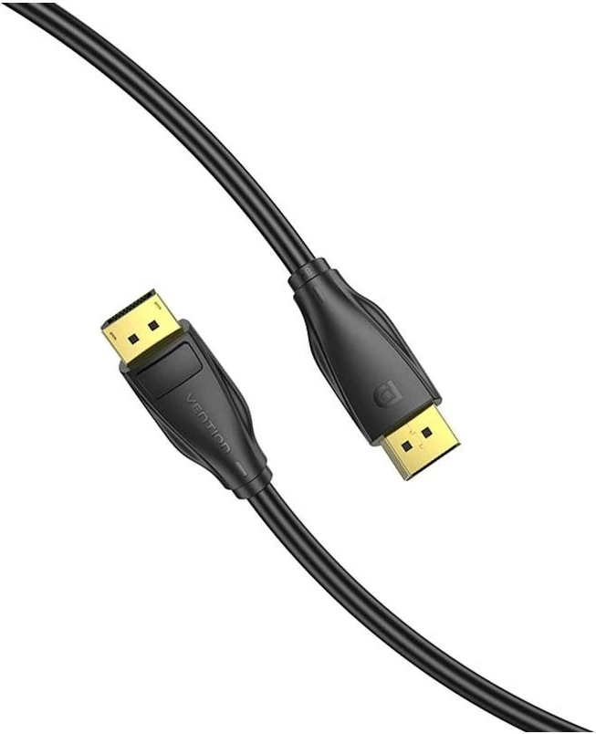 DisplayPort kabel Vention 1.4, 8K 60Hz/4K 120Hz, 5 m, črn