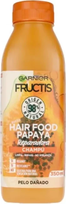 Šampon za lase Hair Food Papaya, Garnier Fructis, unisex, 350 ml