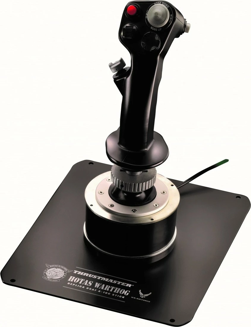 Profesionalen joystick Thrustmaster HOTAS Warthog, za PC, žičen, USB, 19 gumbov, črn