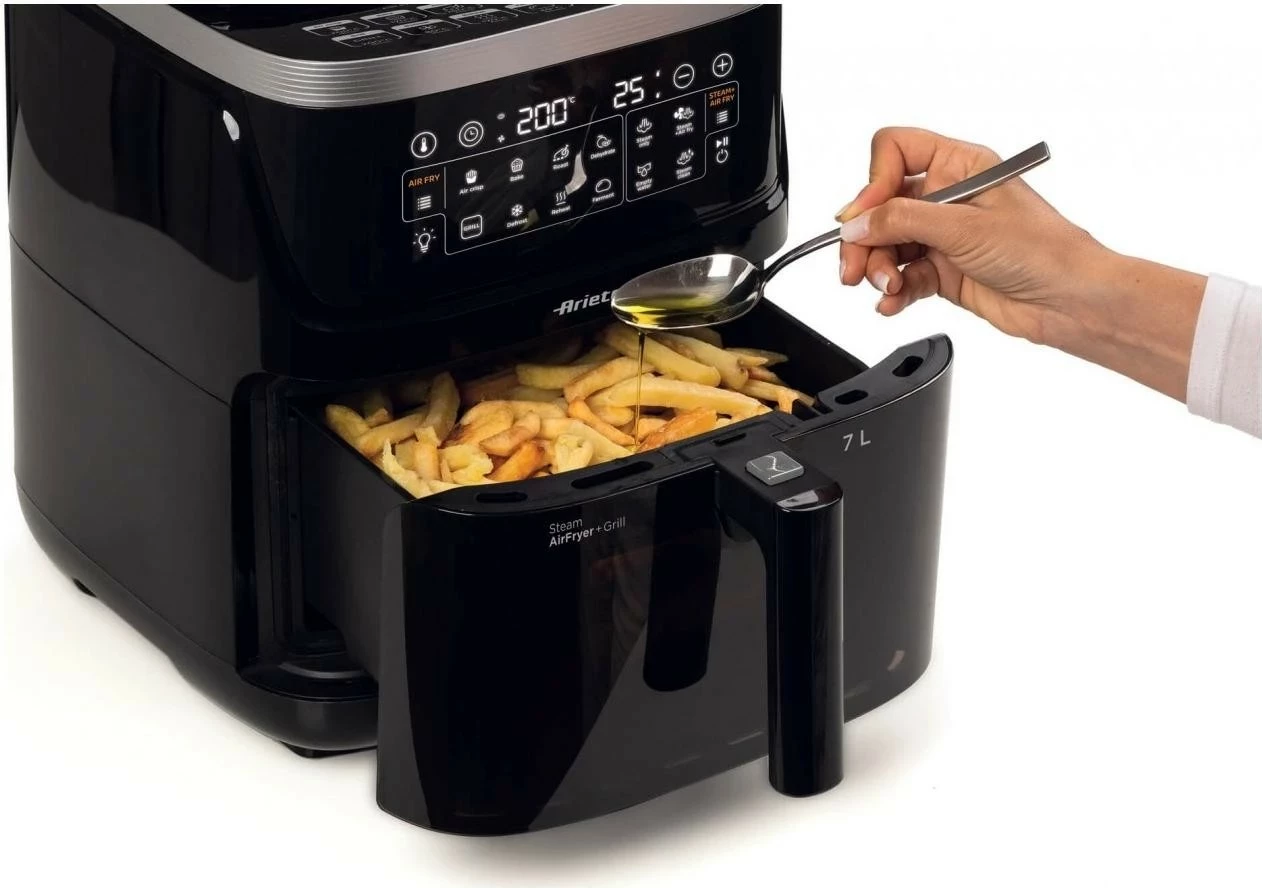 Brezmaščobna friteza 7 L, črna Ariete 4636